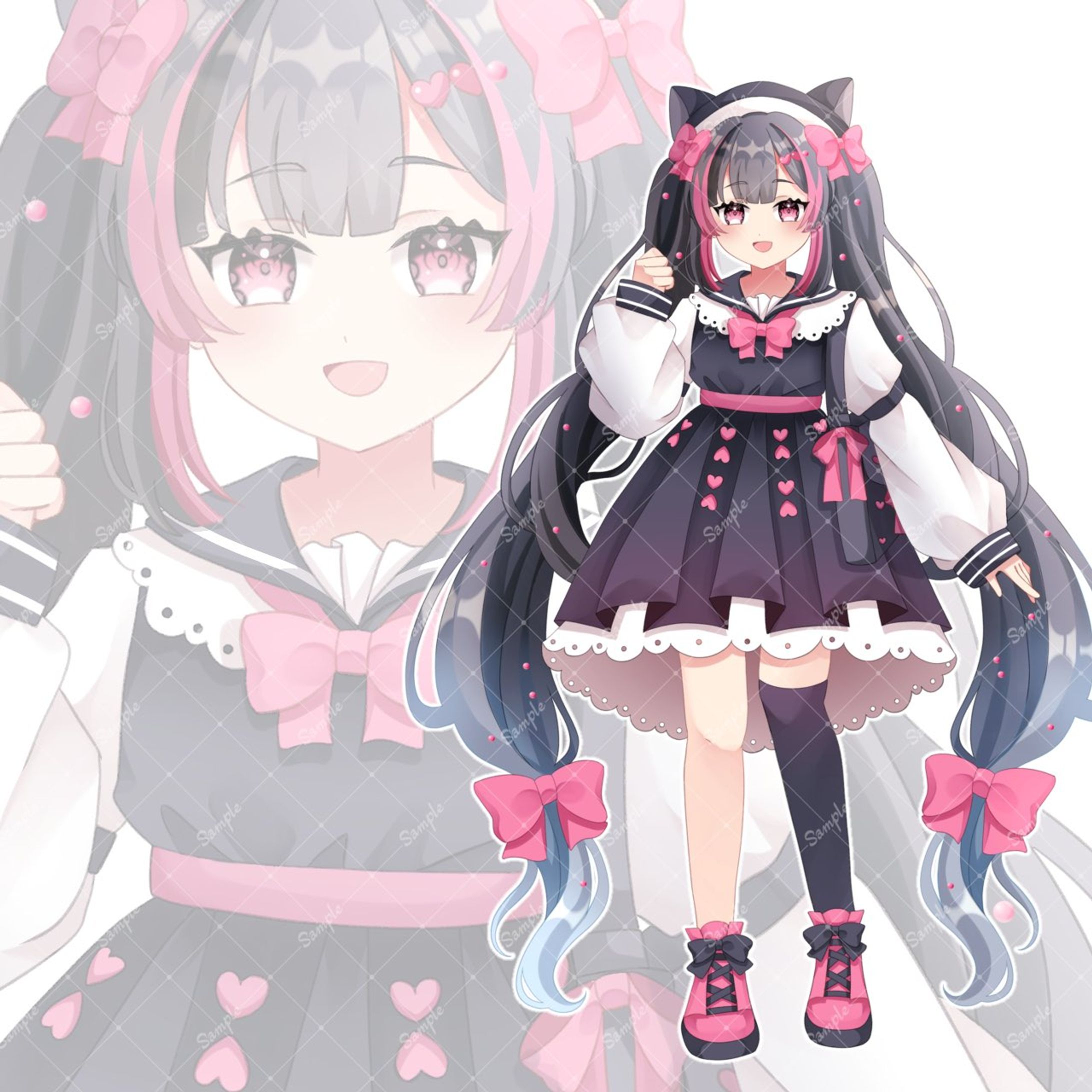 Qooo!!所属 鈴猫ルル様 立ち絵-1