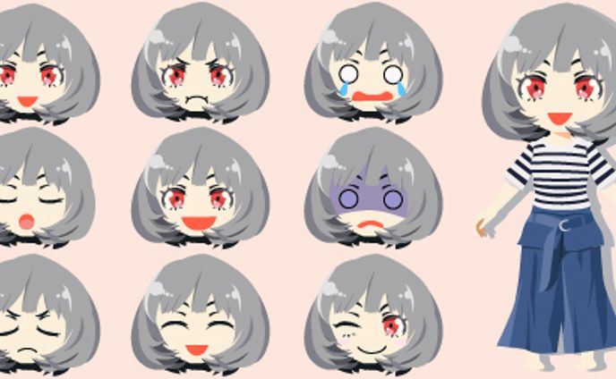 キャラクター　表情