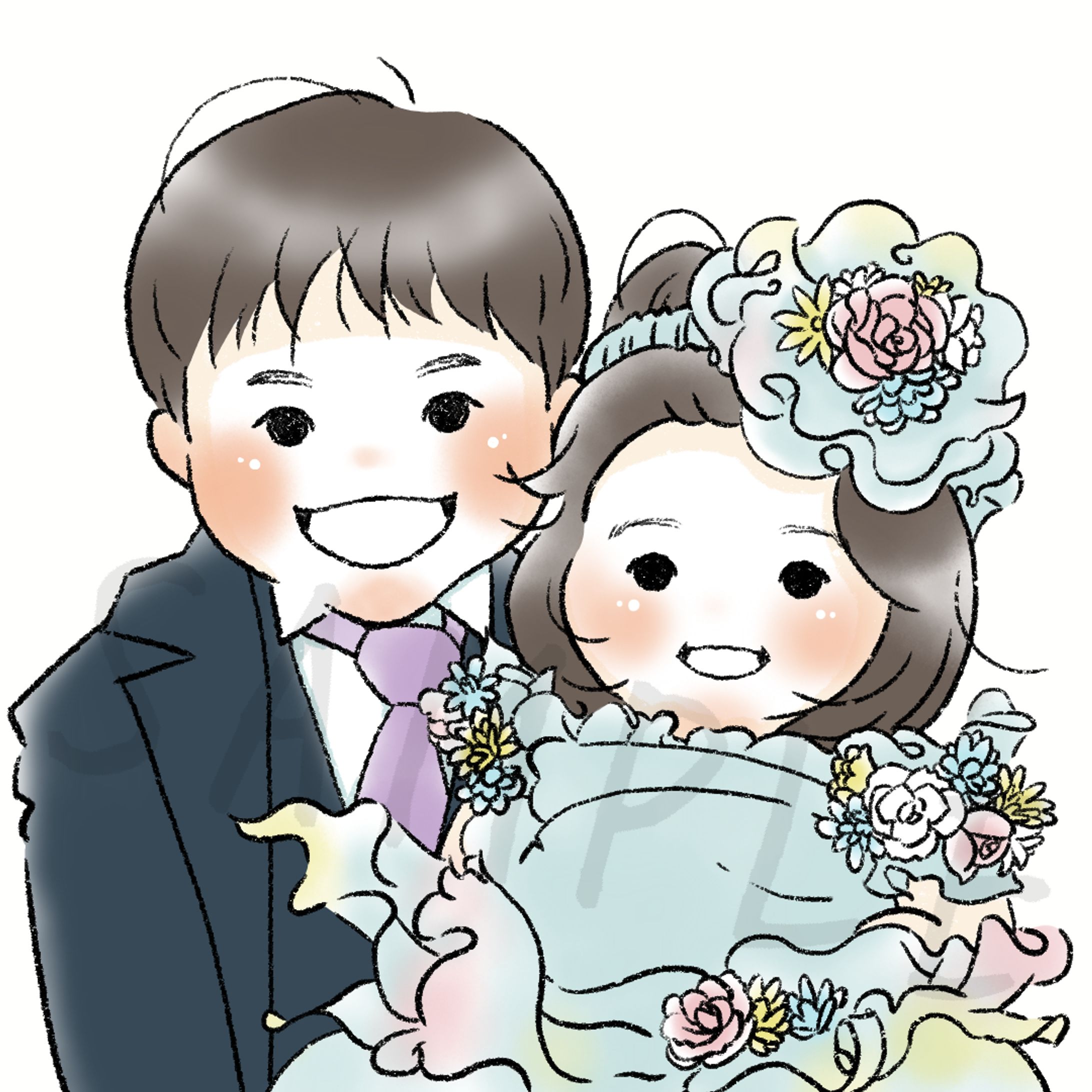 似顔絵｜富永とうこ様-1