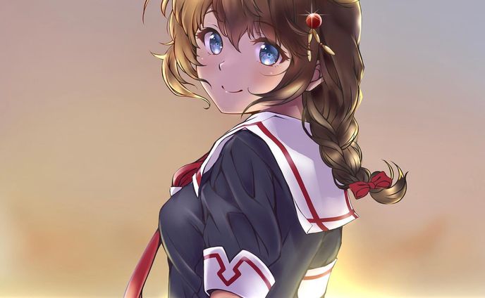時雨ちゃん、完成しましたよー*\(^o^)/*

#艦これ #kancolle 
#時雨 #shigure 
#お絵描き #illustration  #degitalart #degitaldrawing #clipstudiopaint #クリスタ #fanart #ファンアート #anime #animegirl #japaneseanime #セーラー服 #salor #uniform #game #ゲーム