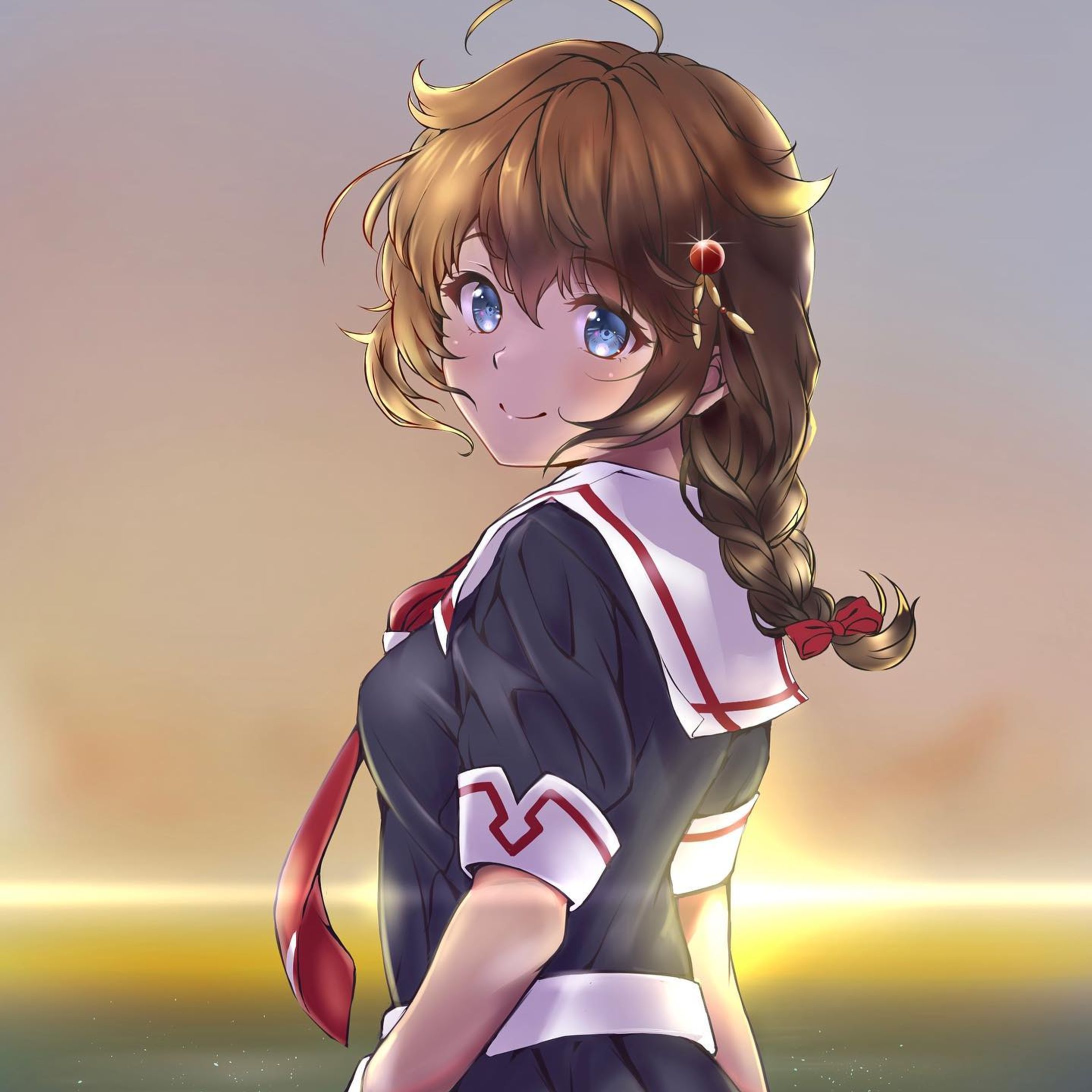 時雨ちゃん、完成しましたよー*\(^o^)/*

#艦これ #kancolle 
#時雨 #shigure 
#お絵描き #illustration  #degitalart #degitaldrawing #clipstudiopaint #クリスタ #fanart #ファンアート #anime #animegirl #japaneseanime #セーラー服 #salor #uniform #game #ゲーム-1
