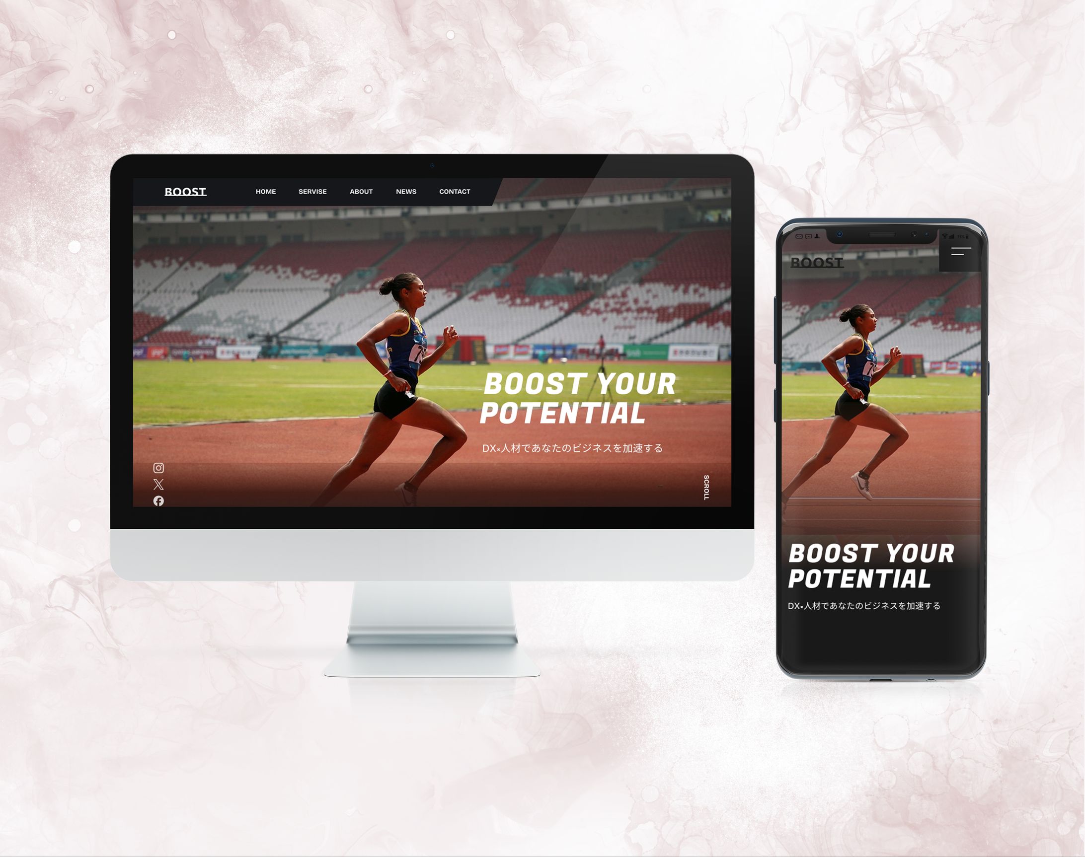 コーポレートサイト(PC,SP) / 人材派遣会社-1