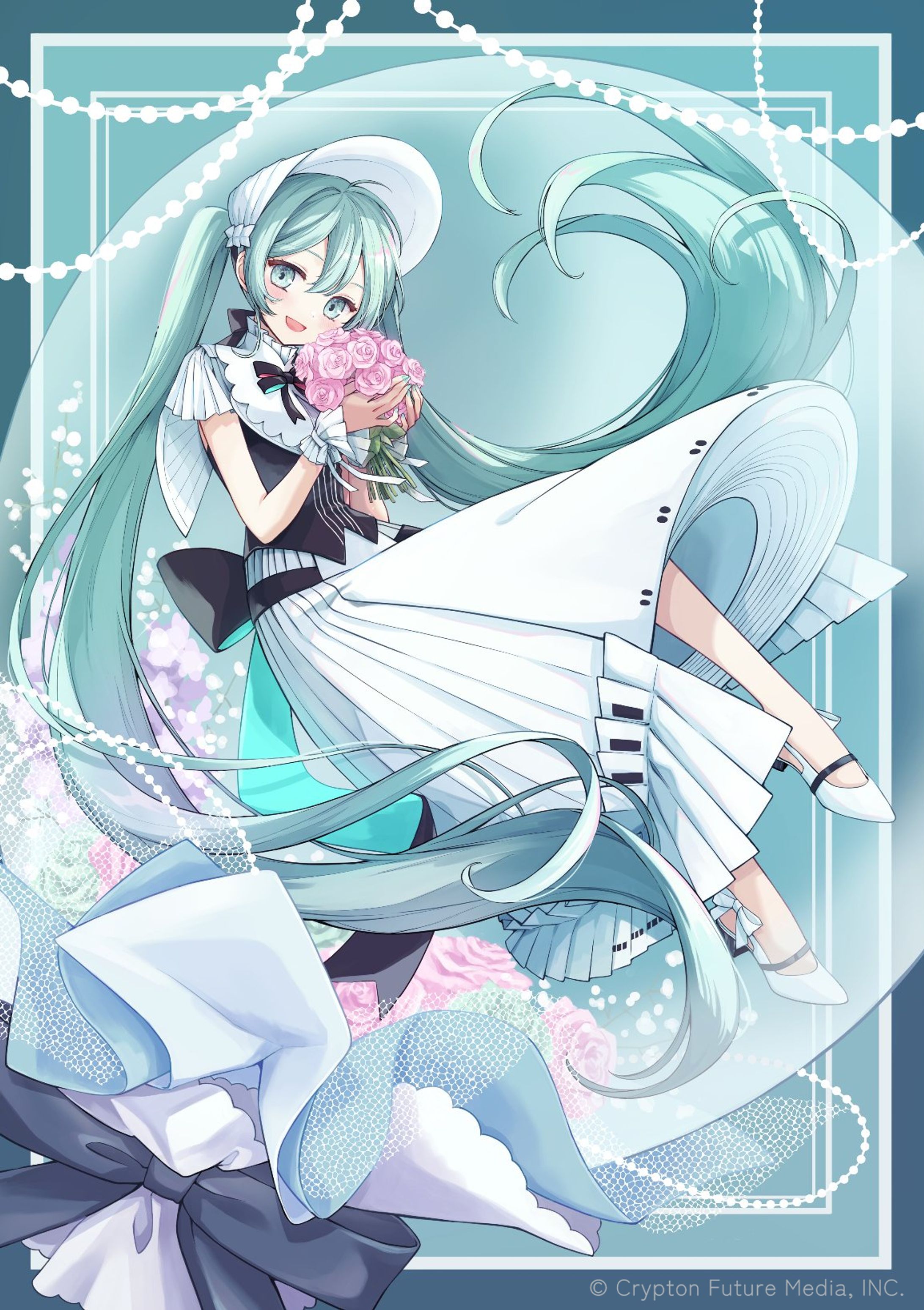 【works】初音ミクシンフォニー オフィシャルパンフレットイラスト-1