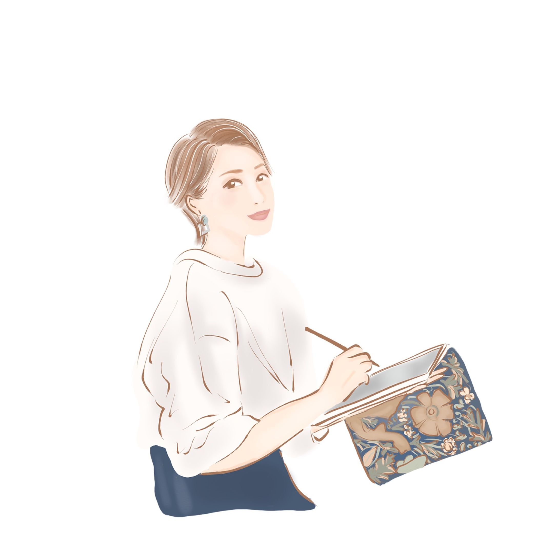 ブログアイコン用似顔絵作成-1