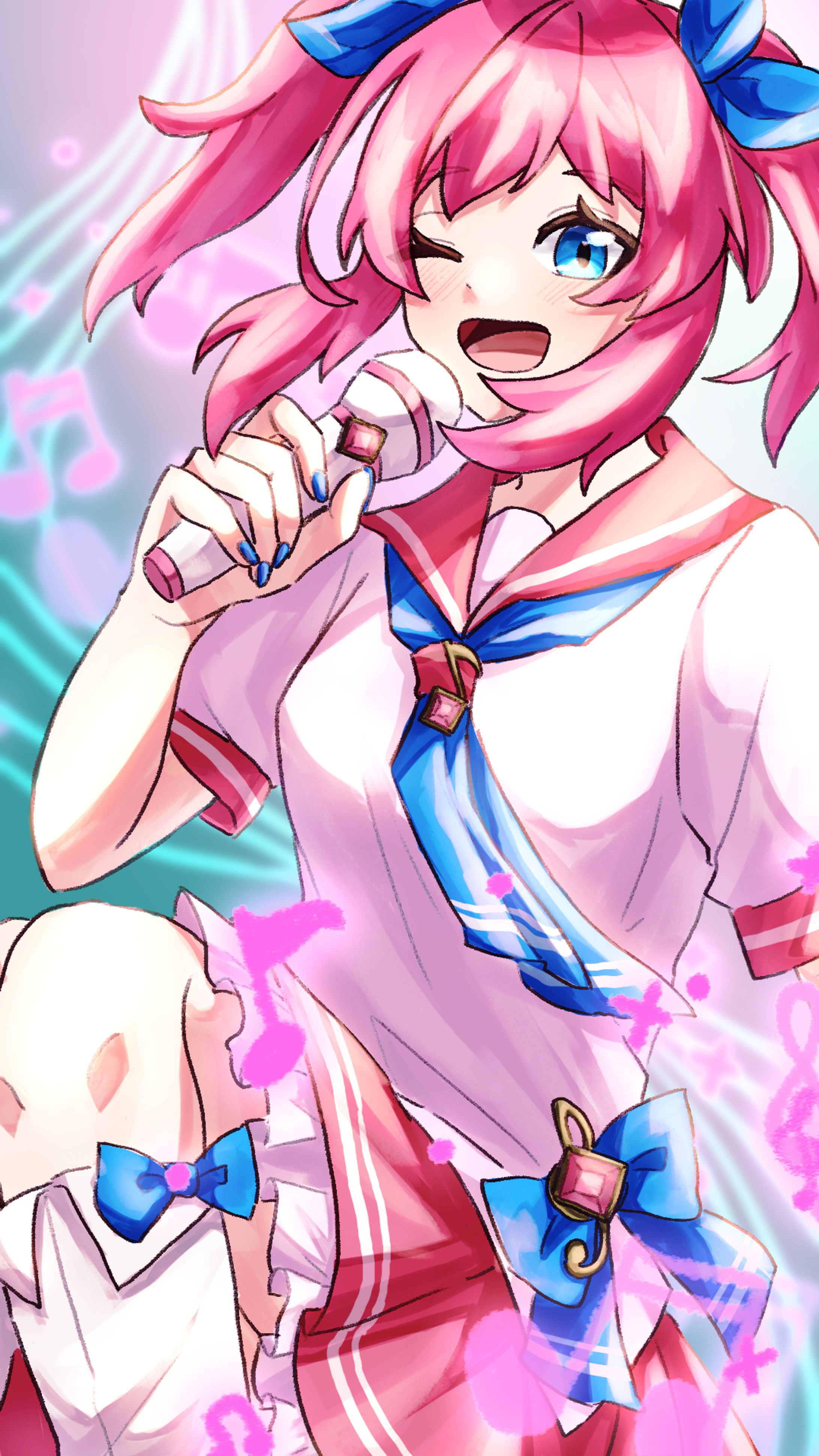 【依頼】有償依頼／音楽ゲーム風イラスト（2022年6月21日制作）-1