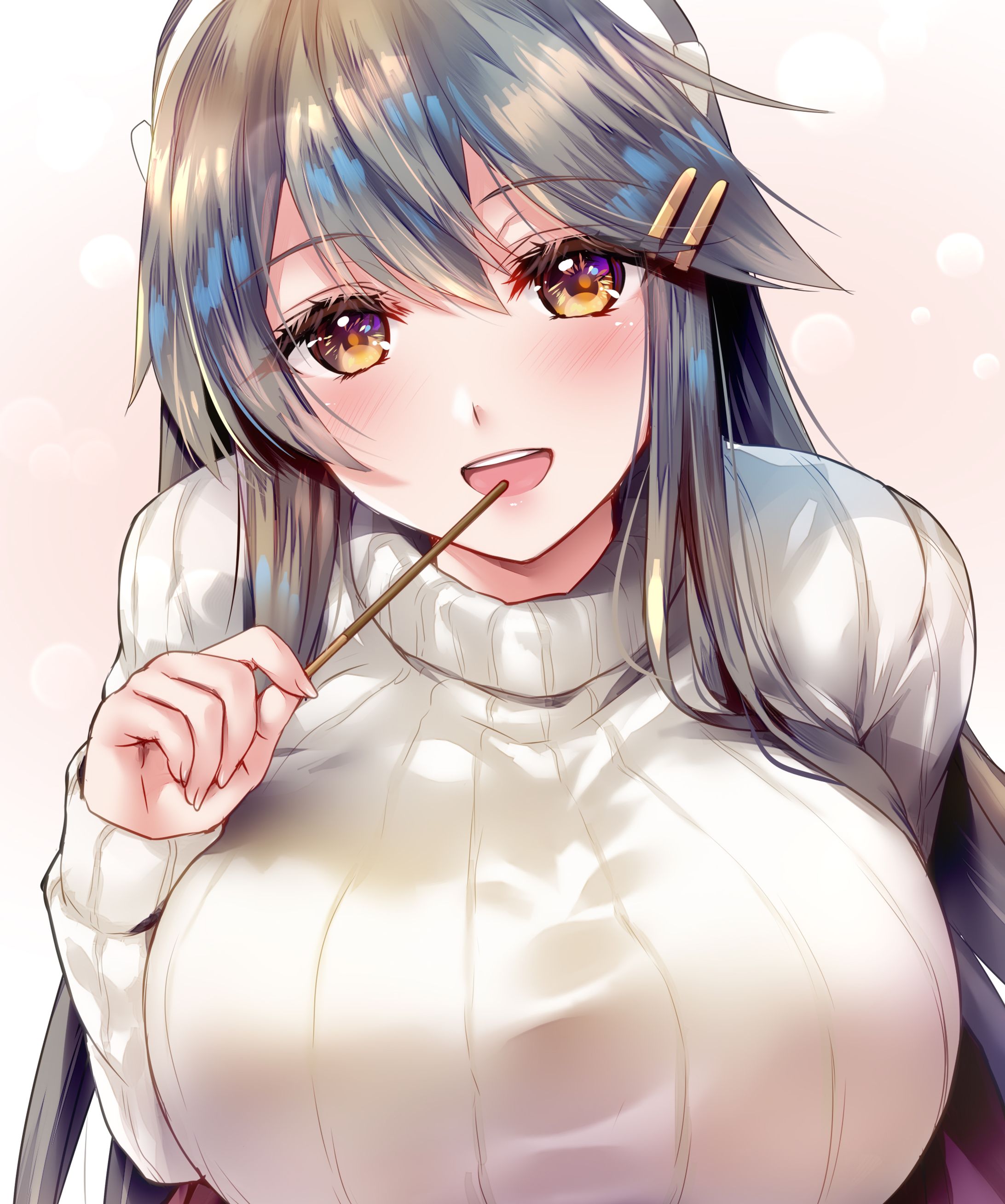 ポッキーの日×縦セタ榛名-1