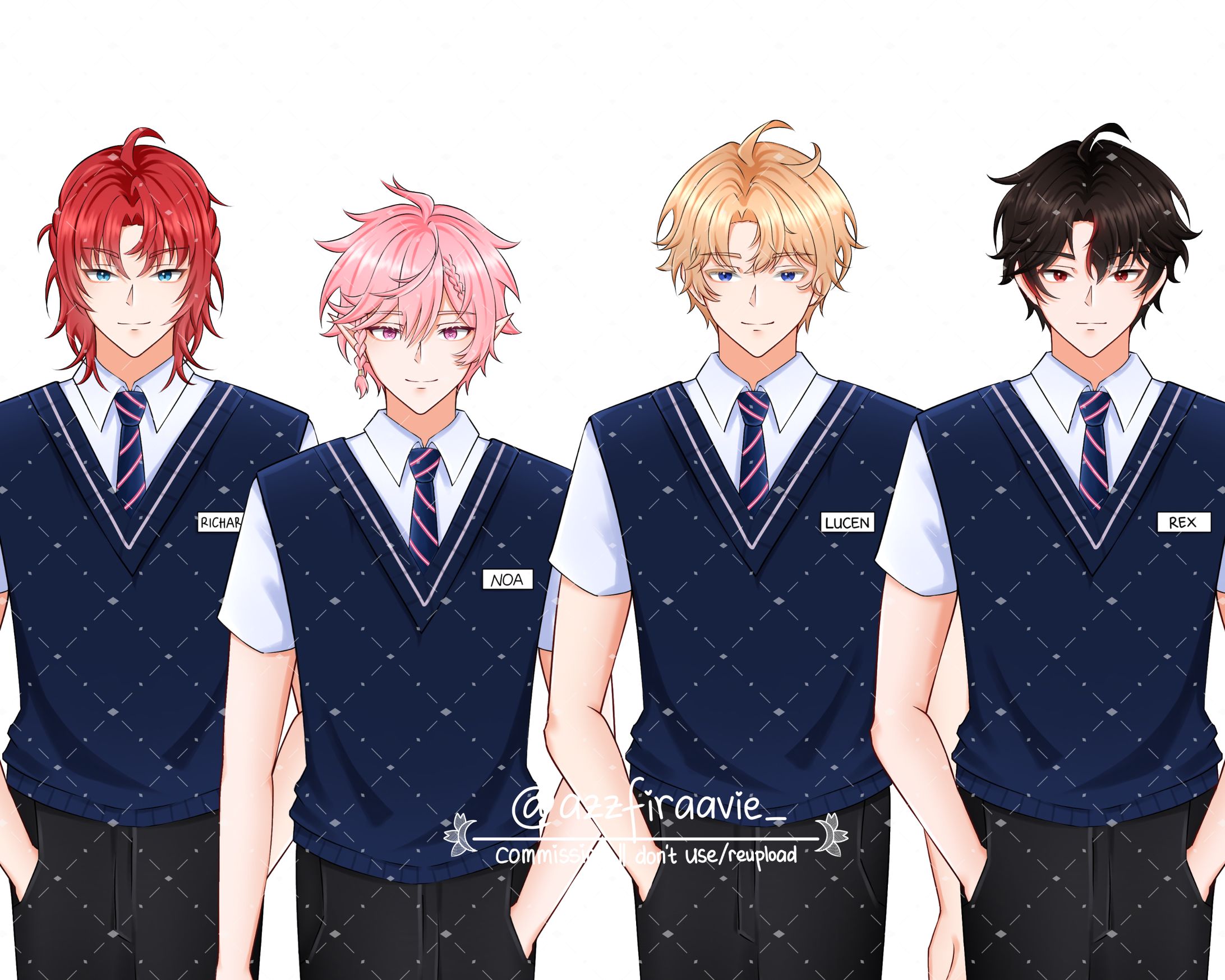 Comms - DEXTER Vtuber (Half Body - Style B)-1