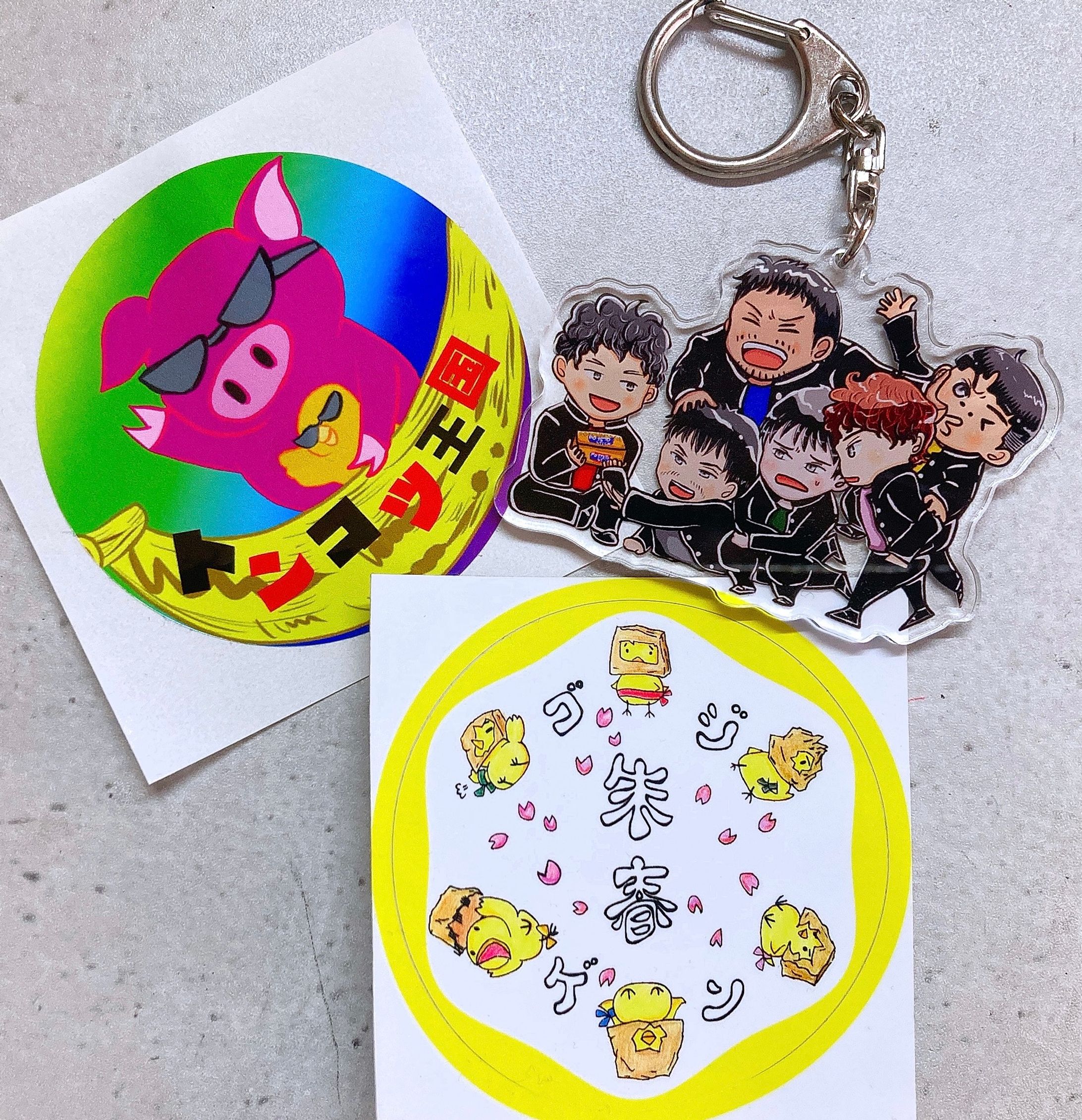 アクリルキーホルダー・シール　商品化案件-1