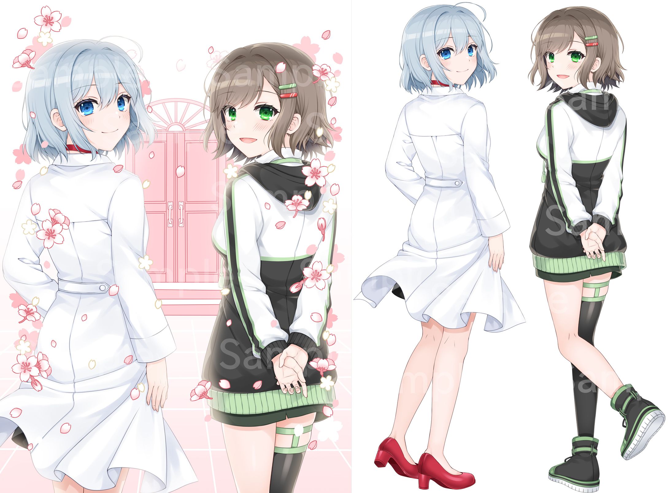 グッズイラスト_アクリル時計&アクリルスタンド-1