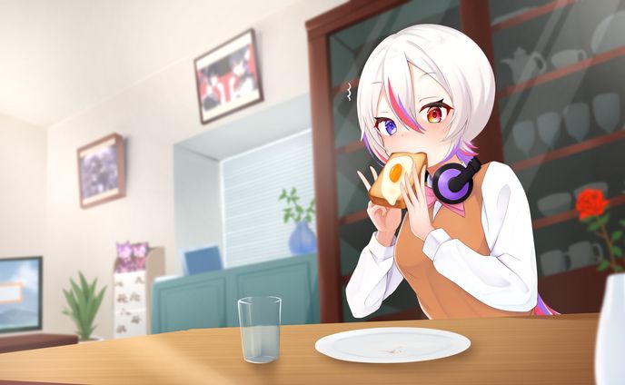 動画用イラスト、iriam