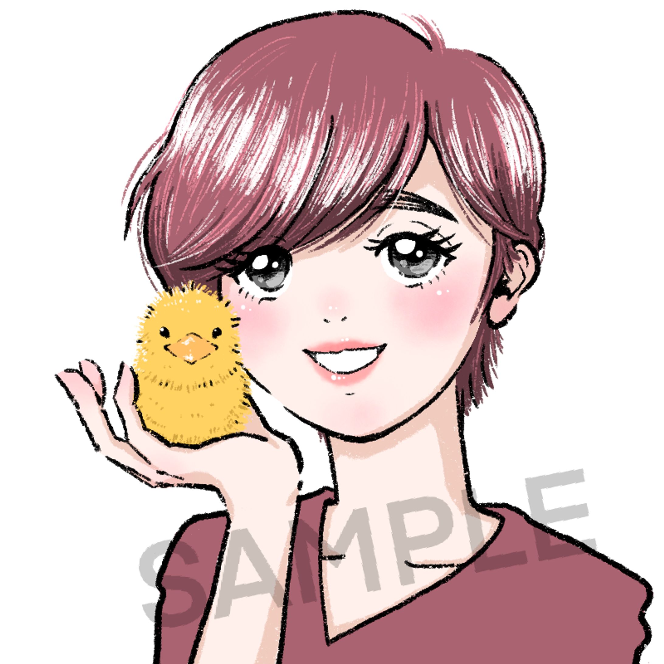 似顔絵イラスト｜ノンノ様-1