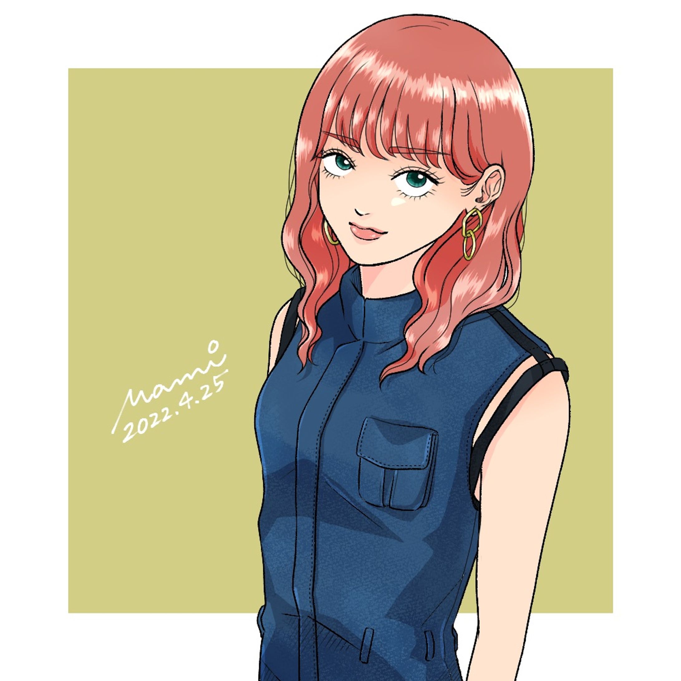 女性イラスト⑦-1
