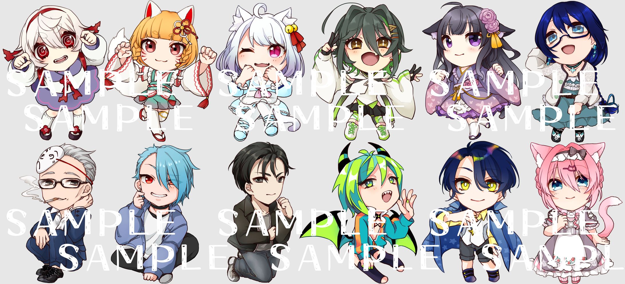 グッズ用デフォルメイラスト【Acclaim コネクトオン株式会社】-1