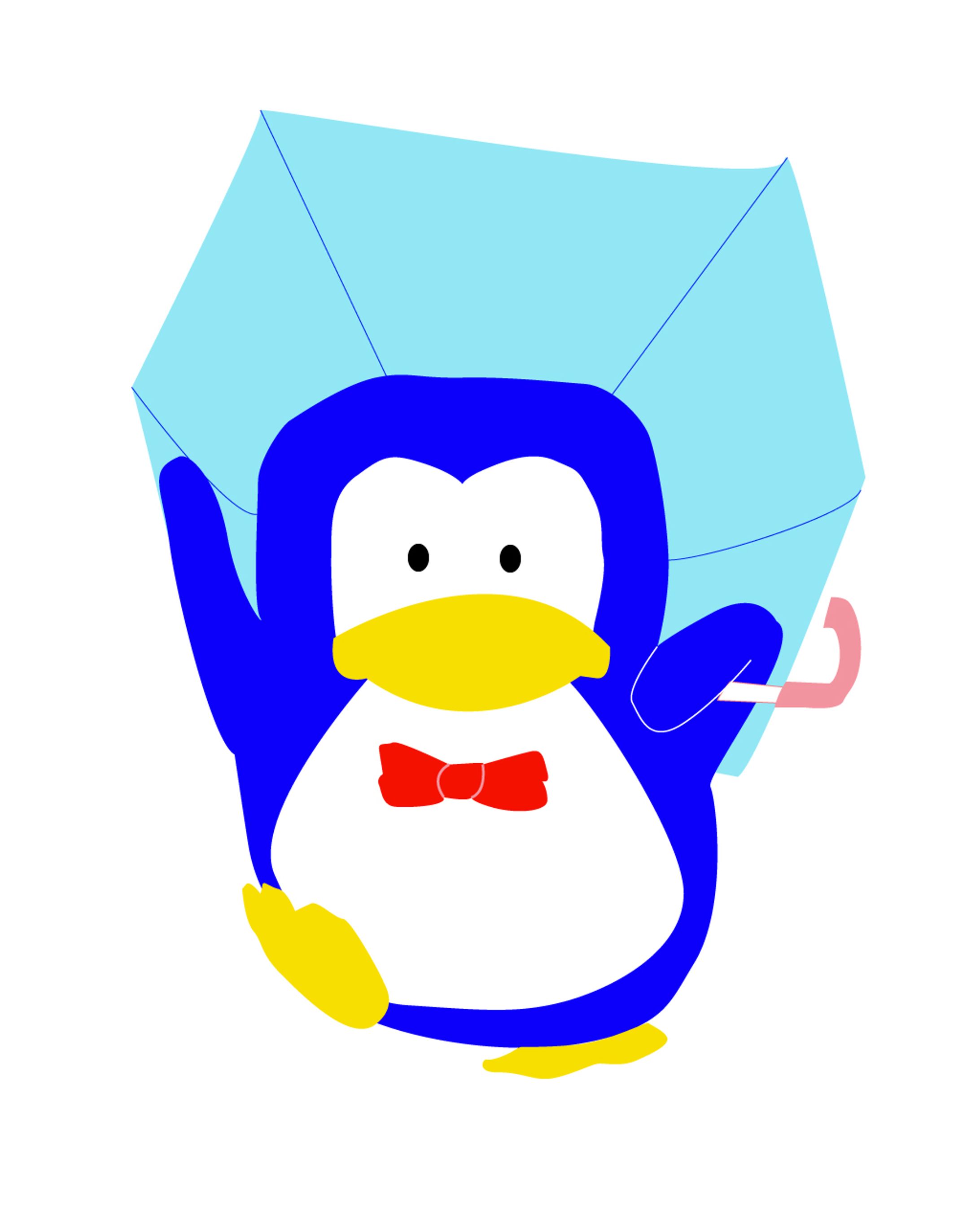 ペンギンのイラスト -1