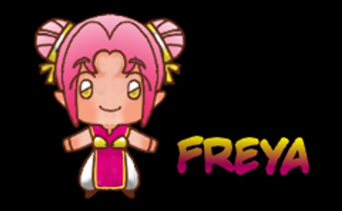 LINEスタンプ/武道の踊り子 フレイア