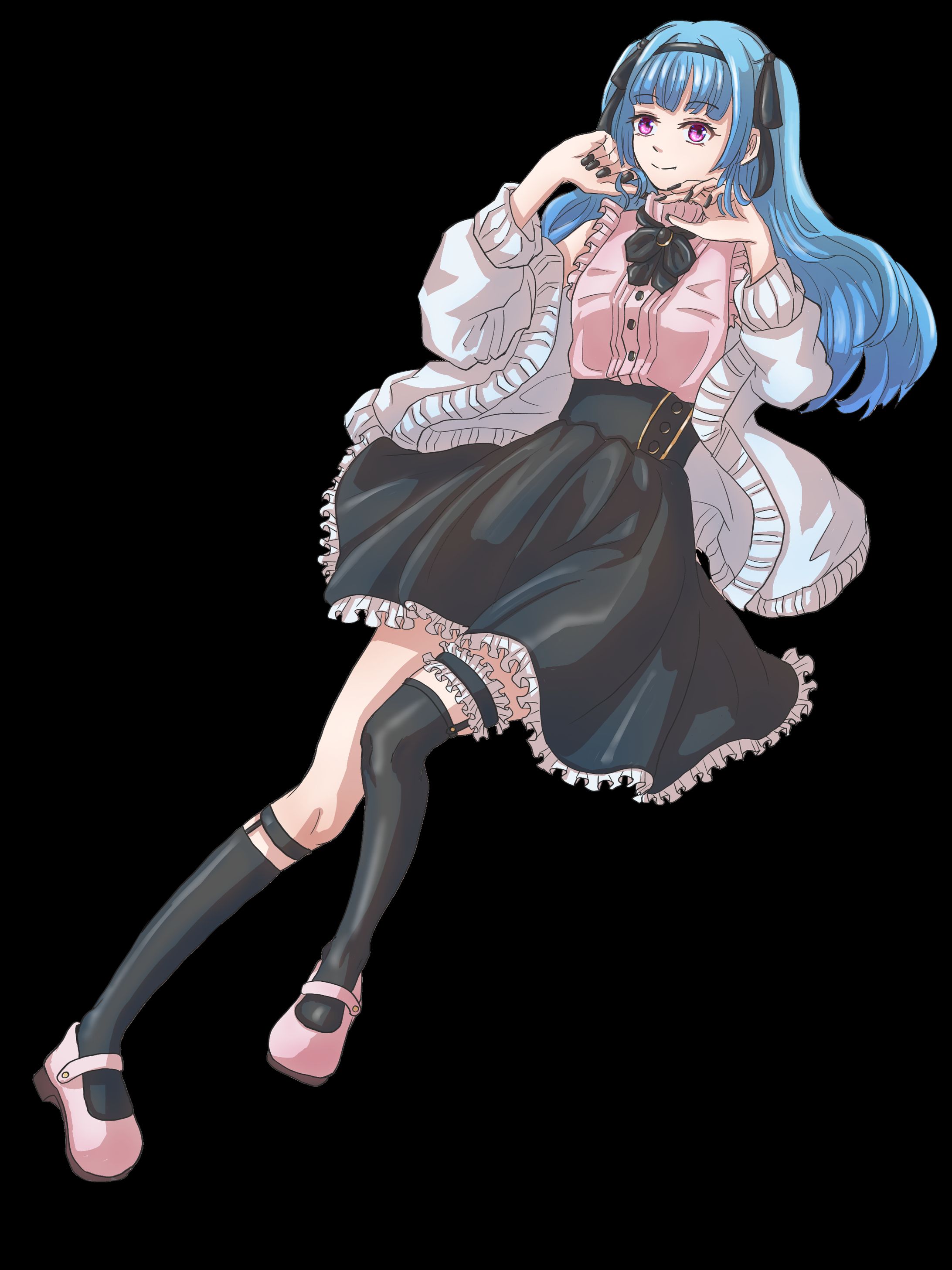 創作キャラクター立ち絵　女の子1-1