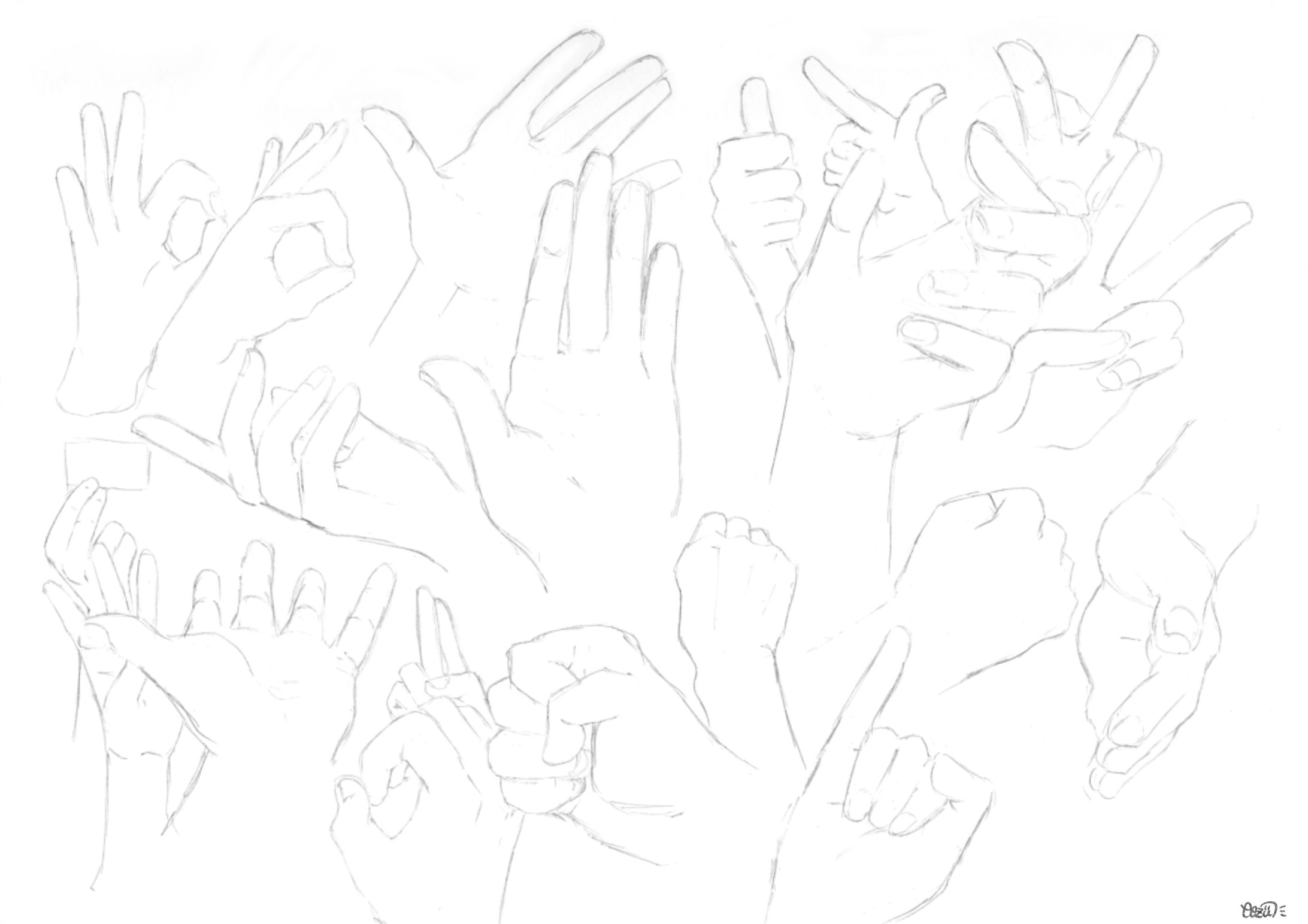 【sketch１】　手-1