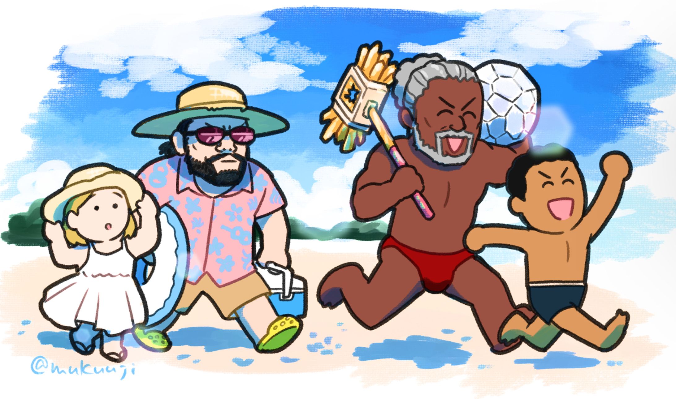 夏だ！海だ！メリ玉割りだ！-1