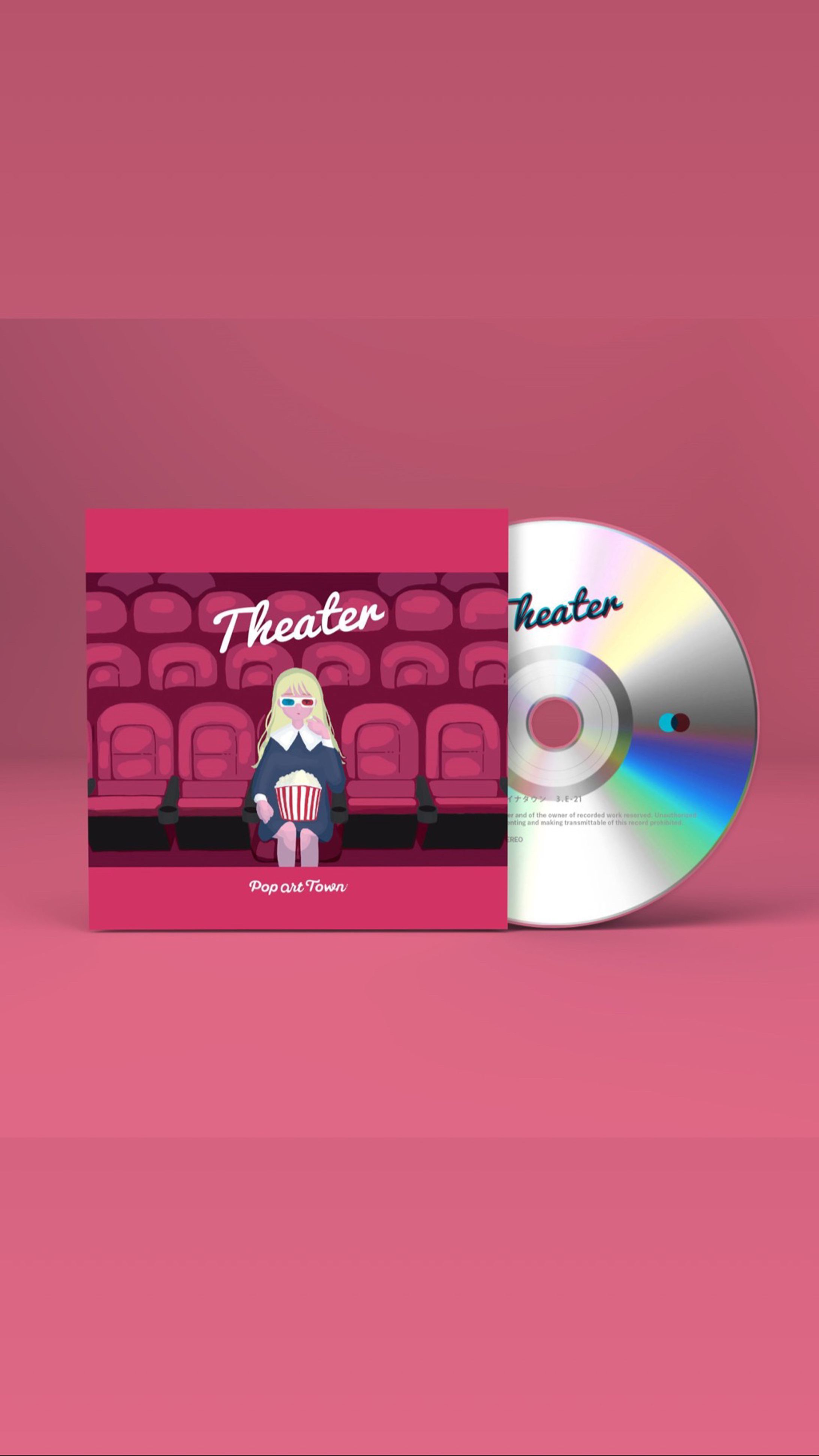 CD Jacket Artwork - Theater/POP ART TOWN-1