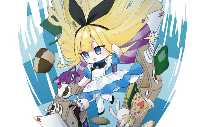 デジタルイラスト、ビネット