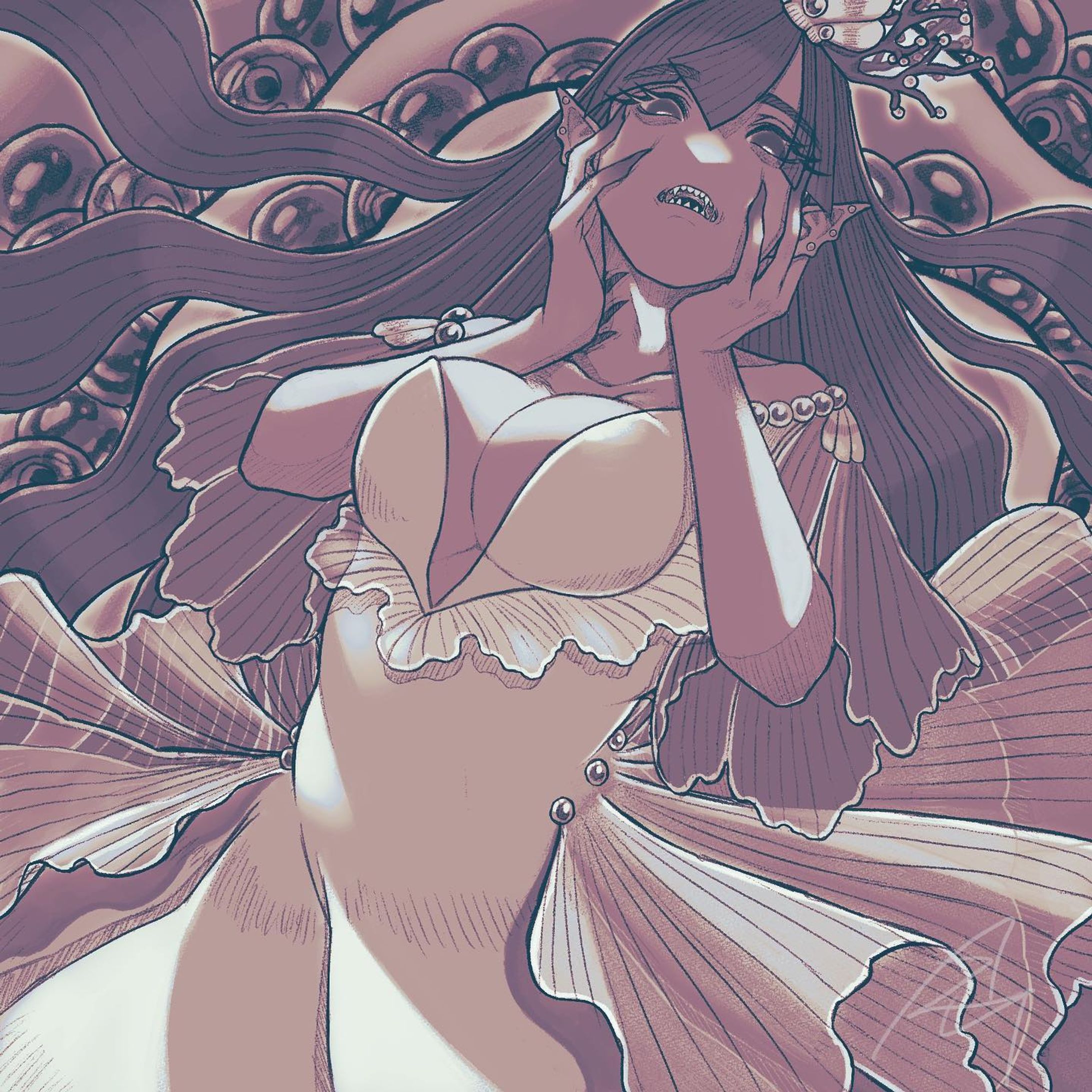 人魚姫🧜‍♀️

#イラスト #イラストグラム #デジタルイラスト #一次創作 #illustration #illust #digitalart #digitalillustration #art #originalcharacter #girl #cute #littlemermaid #うちの子-1