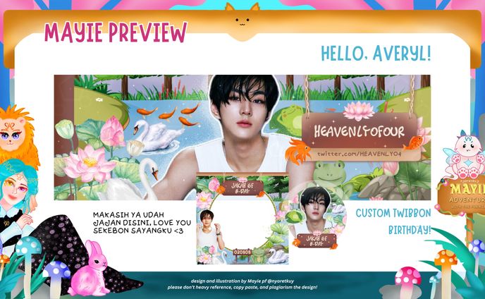 Custom Twibbon Layout