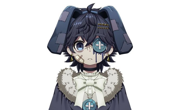 ゴシック系男子のパーツ分け立ち絵制作