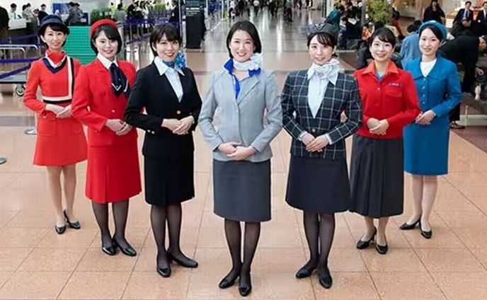ANAグランドスタッフの制服（画像提供：全日空）