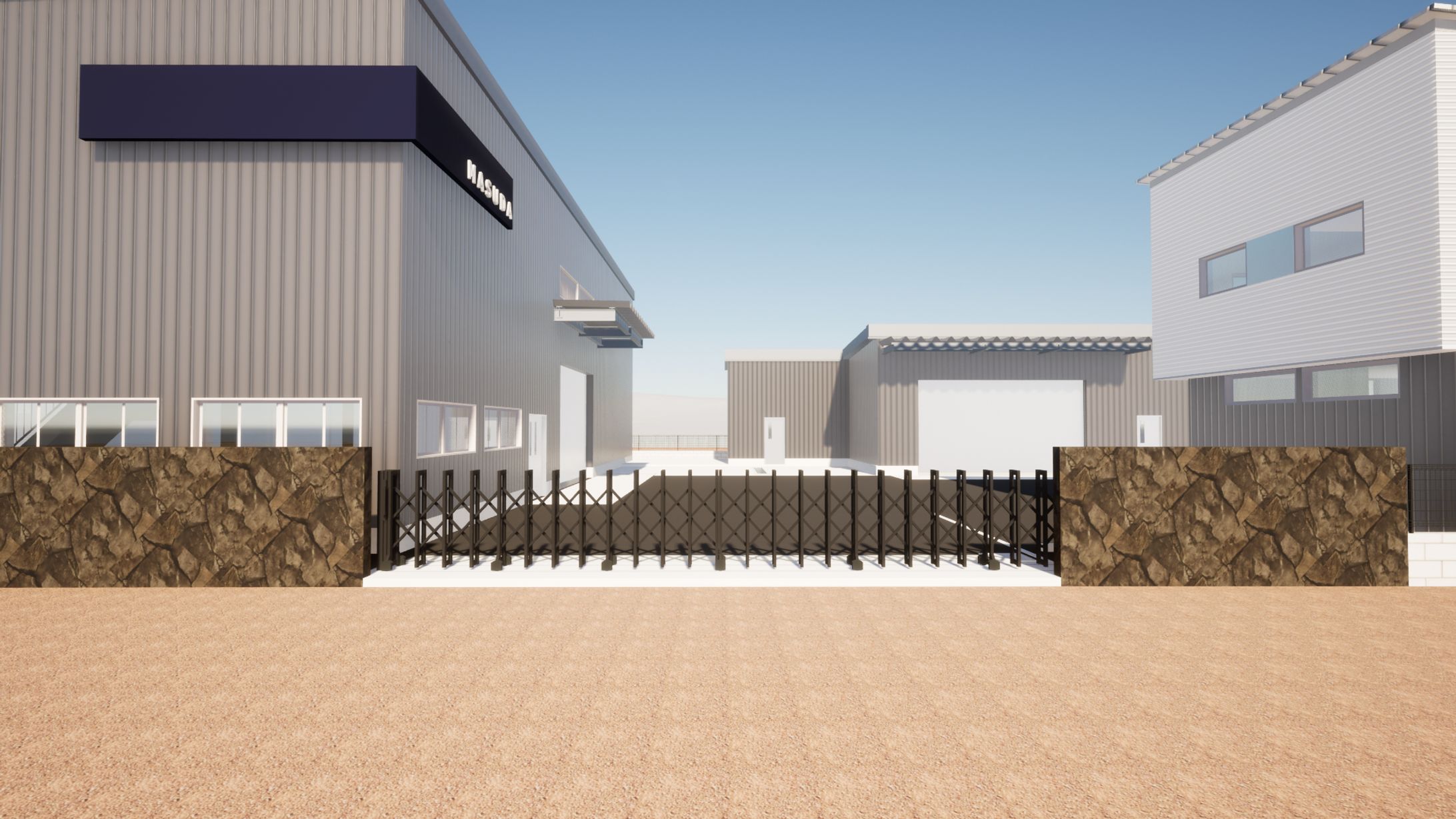 某工場外観パース-1