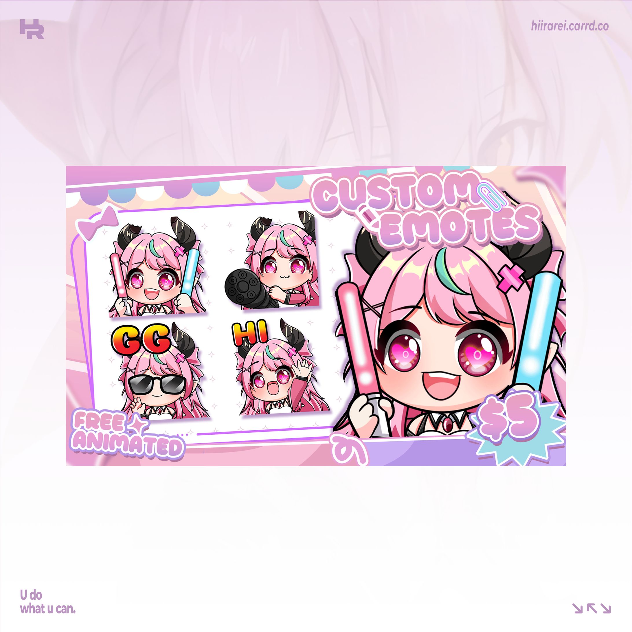 [Commission Catalogue Design] - Custom Emote-1