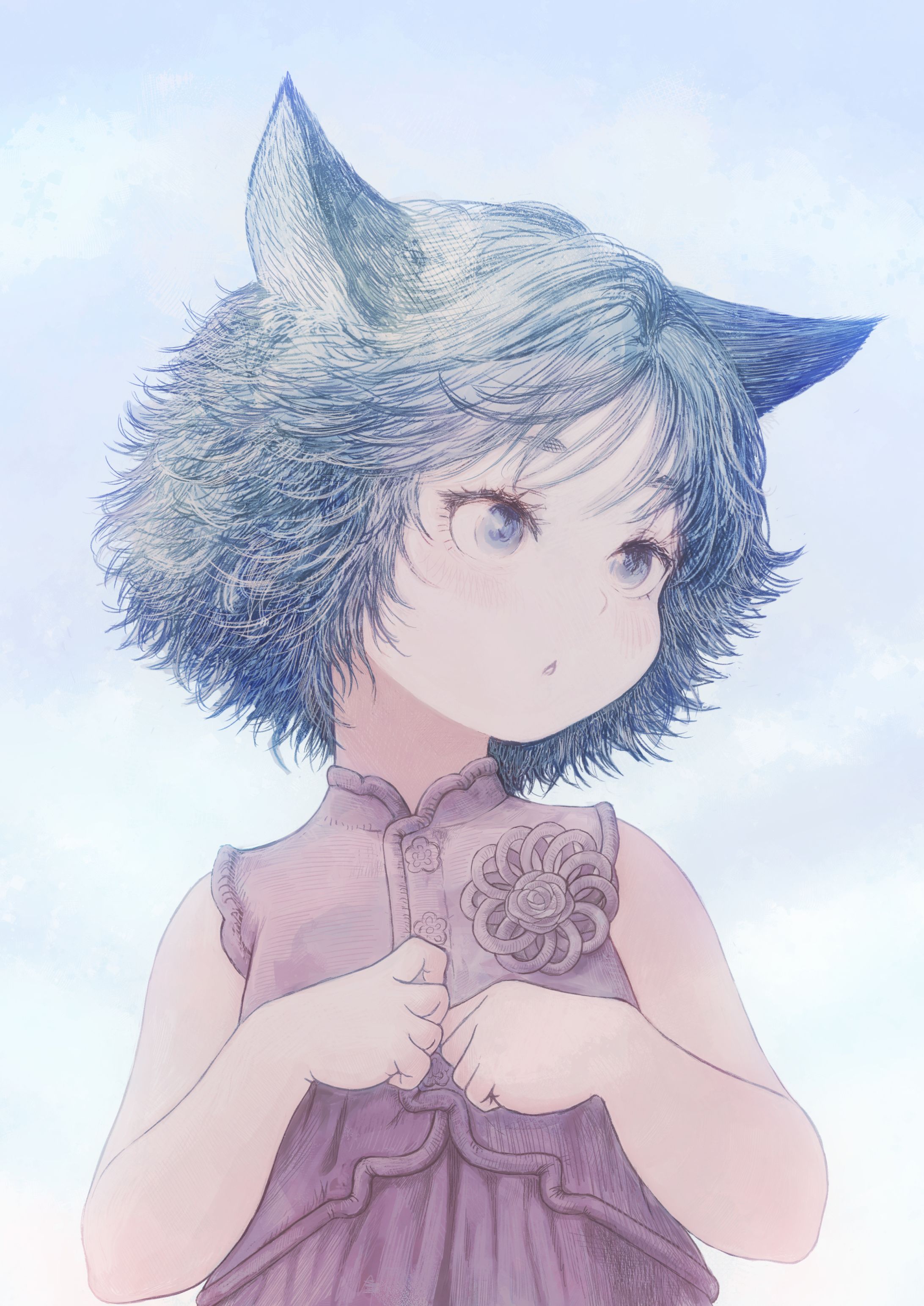 黒猫の女の子-1