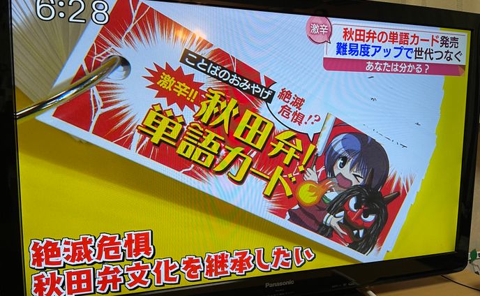 激辛！！秋田弁！単語カード