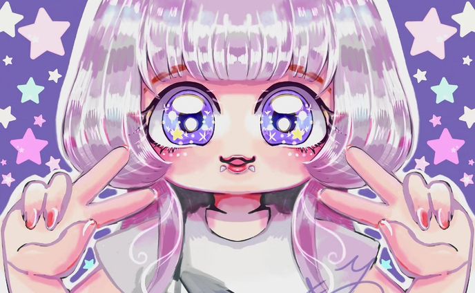 @twinkle_doll_1123 ちゃんを描きました💫
#対ﾋﾄ型ゆにこにっこ 
#似顔絵