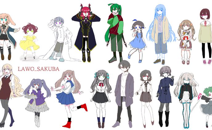 キャラクターデザイン例