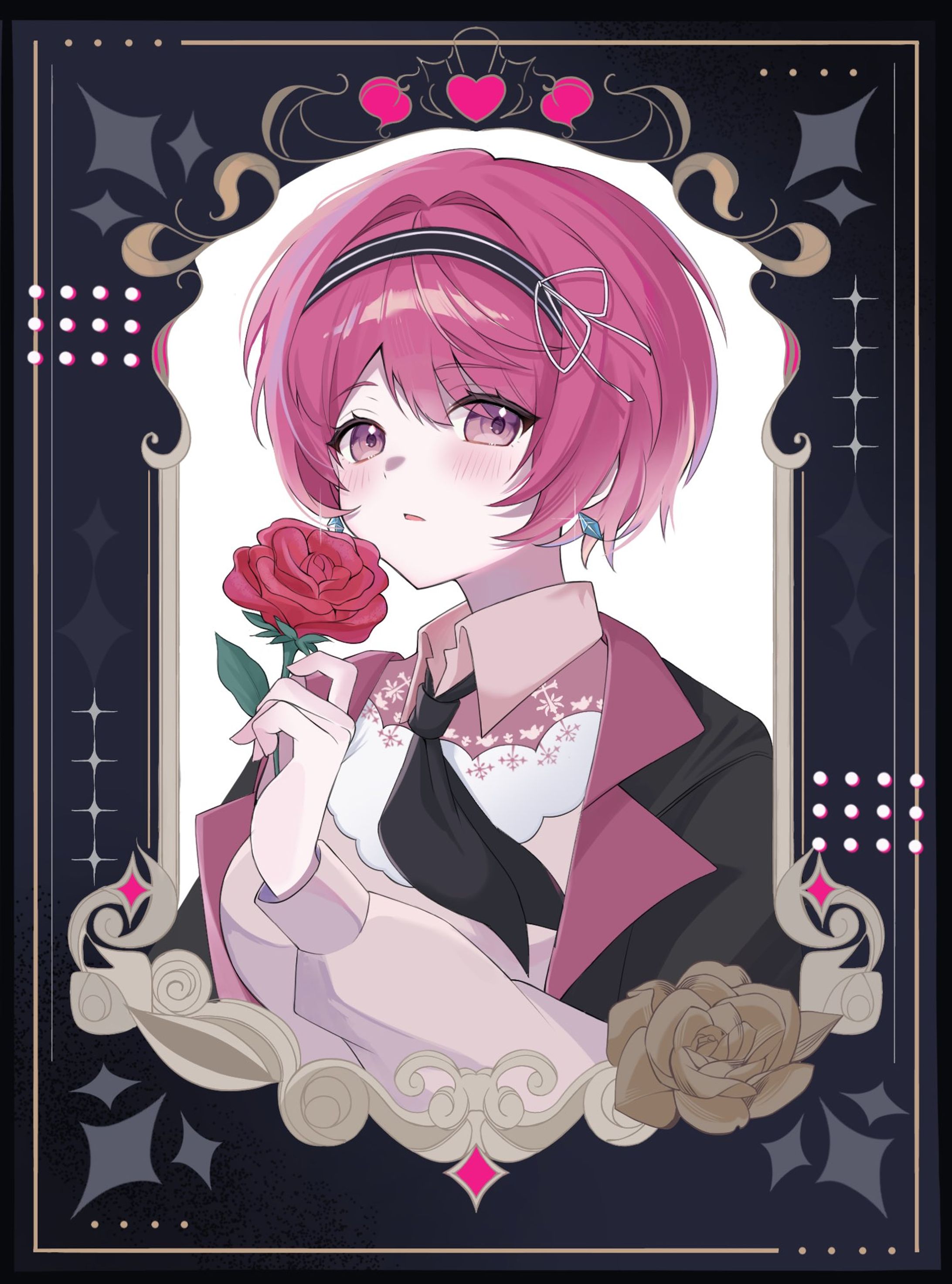 work   藤墅。様 創作ゲームミステリアスの花園応援イラスト-1