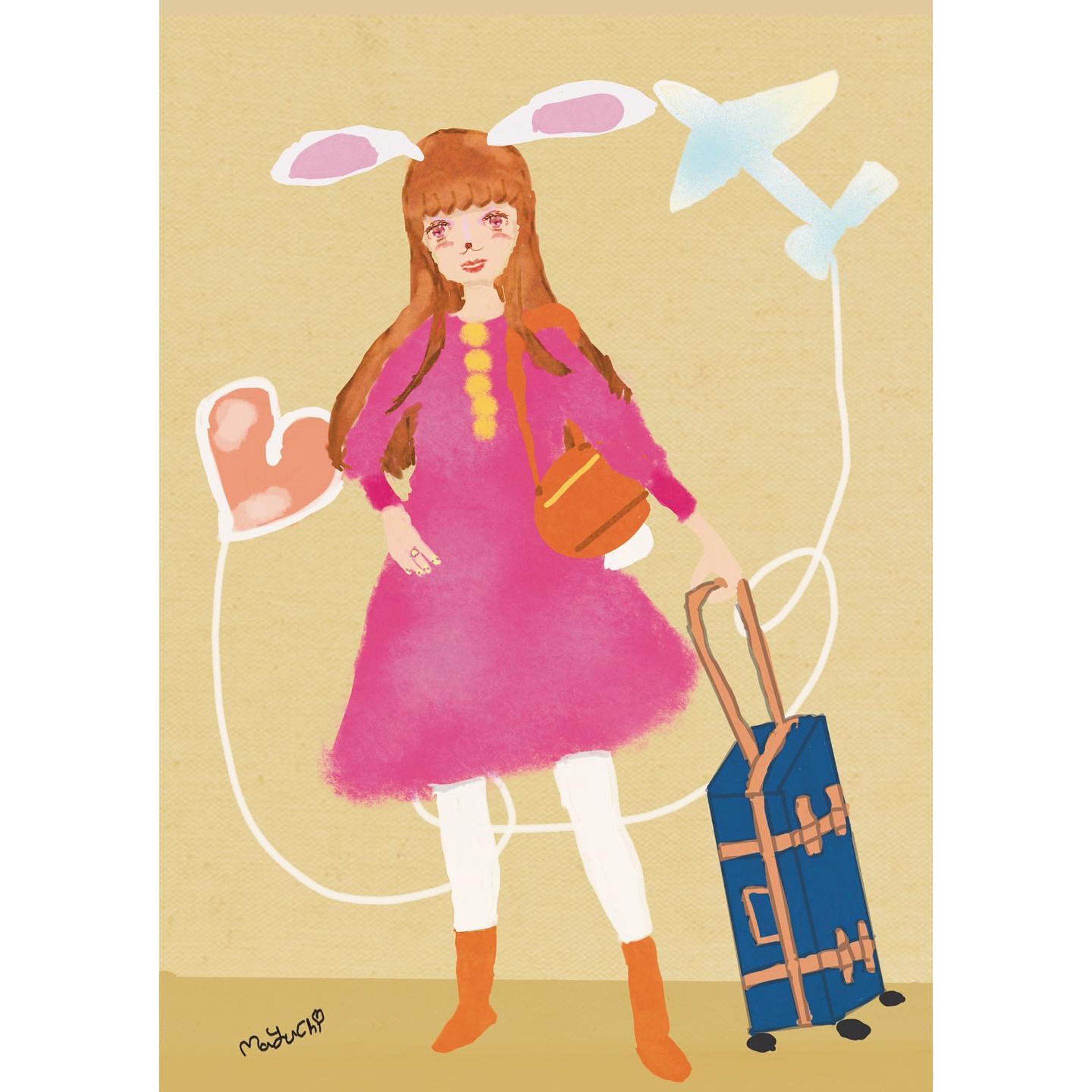 ⁡
まだ、今年３ヶ月ありますが😅
⁡あっ、もうすぐ２ヶ月か？

来年は、『卯年』なんですね☺︎
⁡
飛躍と向上の年かなぁ。
⁡
と思いながら描いてみた🎨
⁡
さて、どこ行きますぅ☺︎♡
ウサコ旅に出る🛫🏝️
⁡
#うさぎ
#旅に出る
#絵描きビト
#Procreate #iPad
#デジタルイラスト #イラスト 
#アート #デジタルアート
#Illustrator #illustration #art #Illust
#beautifulgirl
#お絵描き #イラスタグラム
#かわいい女の子のイラスト
#優しいイラスト
#イラスト好きな人と繋がりたい
#絵描きさんと繋がりたい
#イラストデザイン #ロゴデザイン
#アーティスト #クリエイティブ
#クリエイト #creative #create #トレース-1