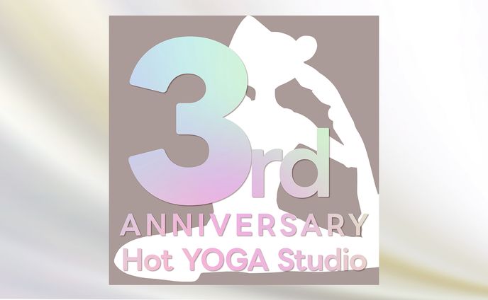 ヨガ教室3周年【バナー】