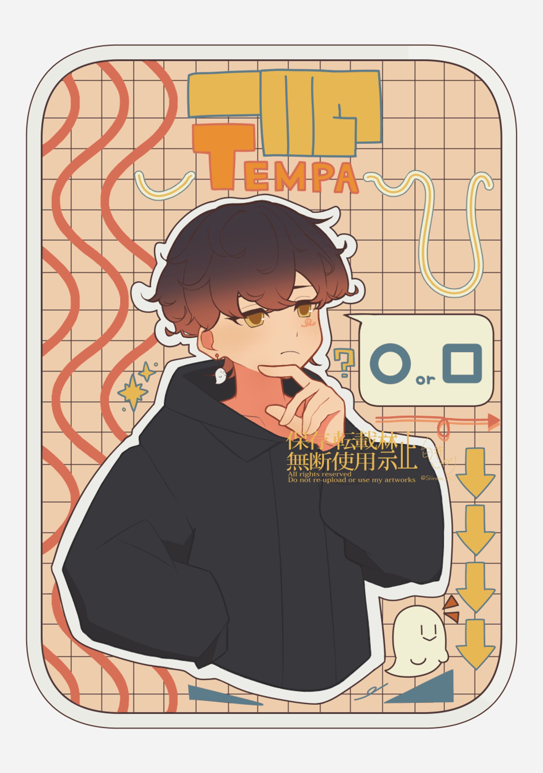 【Goods】ステッカー / てんぱ-1