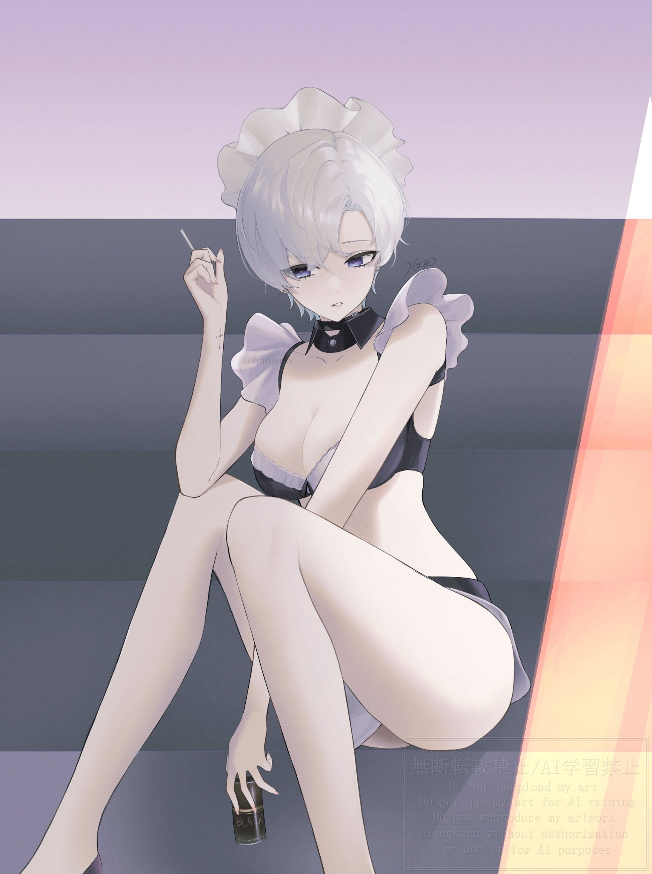 メイドさん小休憩-1