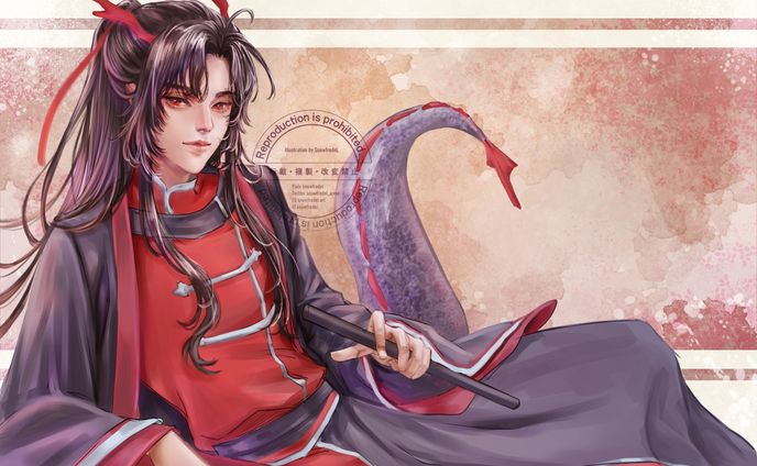 T_T sorry to post this again I'm not sure what's wrong with it the tag doesn't show, so this is just trying to post again to see the result.

I will archive the another one.
----------
Done on 2023
it's another entry for congratulation to @c3rtified.idiot for 10K

I think this one is a must to join, cuz besides to cute design OC, have I told you guys that i'm a fan of mxtx (yeah and other damnei aswell >W<)
so I couldn't miss this challengem the WWX dragonxian version.

I didn't draw WWX for so long ( almost 1 year) and now I think I should did a small portrait shot at first I put all energy around the head area ... well.
but if it's Yiling version, haven't once before, so he maybe need to add more cooler than the recarnated version xxw ( maybe?)
I will post the old WWX from last year later.

Btw hope everyone enjoy this version.
I'm really happy when score to see everyone's entry, lots of WWX
please visit everyone entries here > #Certi10k

#mdzs #modaozushi #theuntamed #grandmasterofdemoniccultivation #weiwuxian #yilinglaozu #mdzsfanart #donghua #animefanart #digitalart #fanart #mxtx #mxtxfanart #dtiys #dtiyschallenge#drawchallenge #wwx #chinesenovel #modaozushifanart #danmei
#魔道祖師 #魏無羨