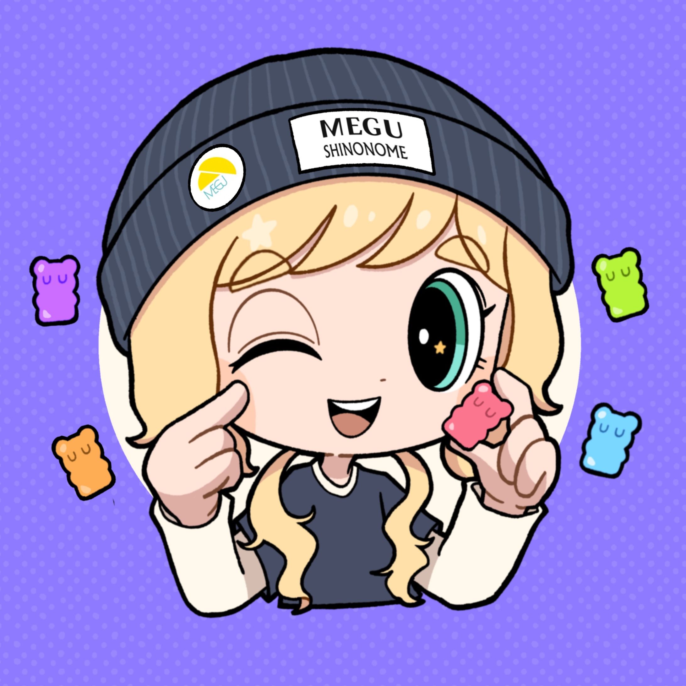 東雲めぐ様 生誕祭グッズイラスト 2025-1