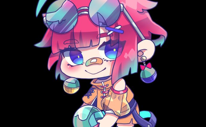 アクリルキーホルダーイラスト