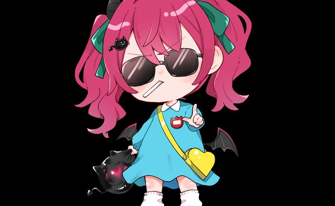Highlight production所属 闇夜にいる様 SDイラスト
