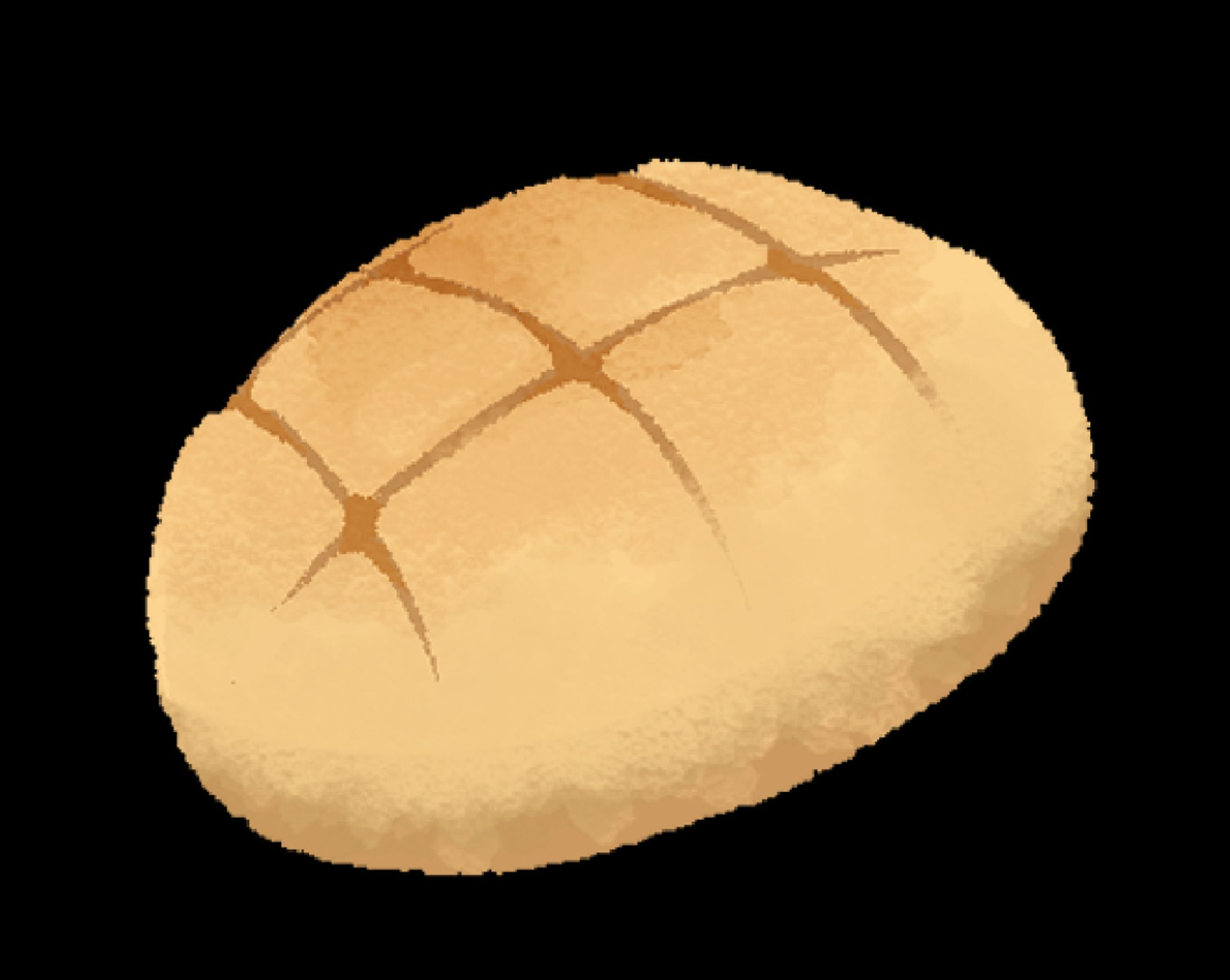 パン　素材用イラスト-1