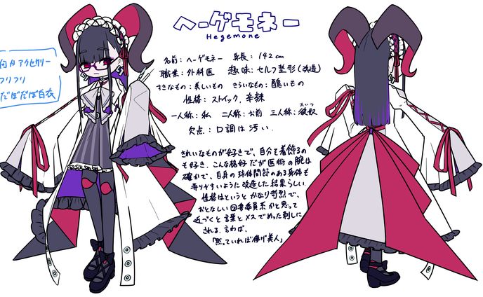 ヘーゲモネーキャラデザ