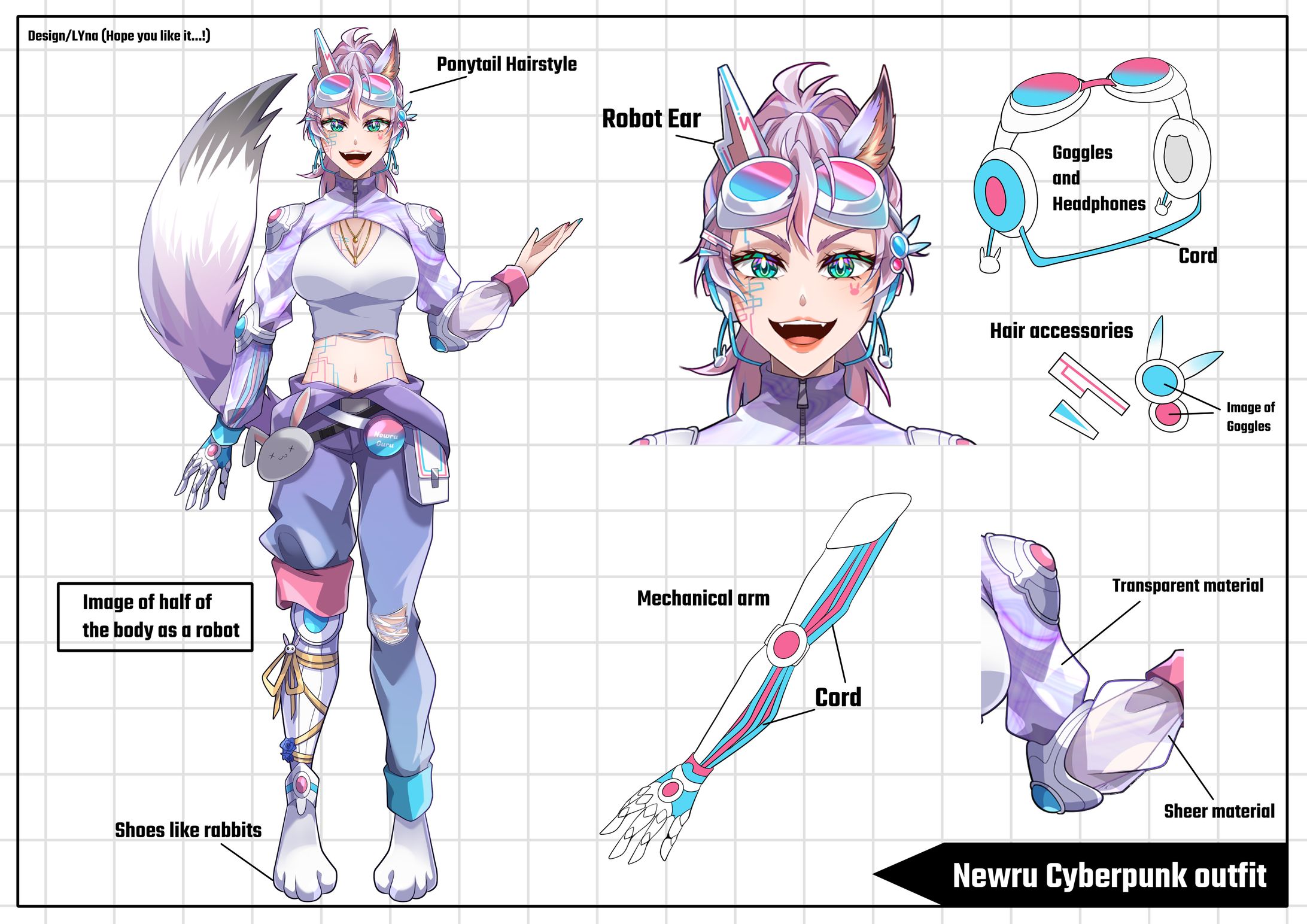 お仕事 newru様 新衣装デザイン -1