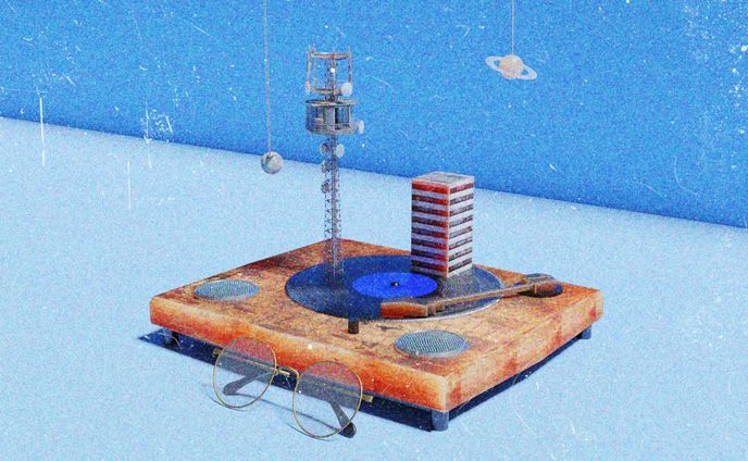 blue record