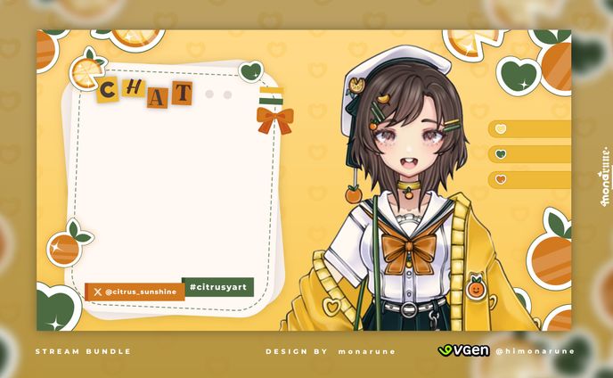interview、stream overlay