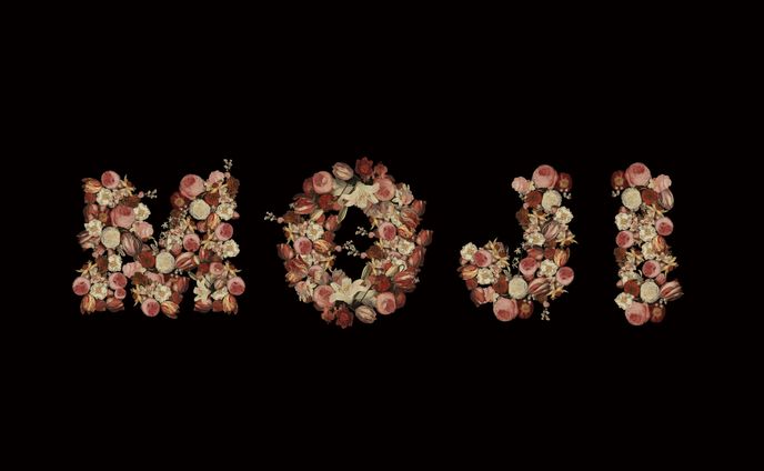 花文字 - 前田デザイン室「文字をもじっ展」出展作品