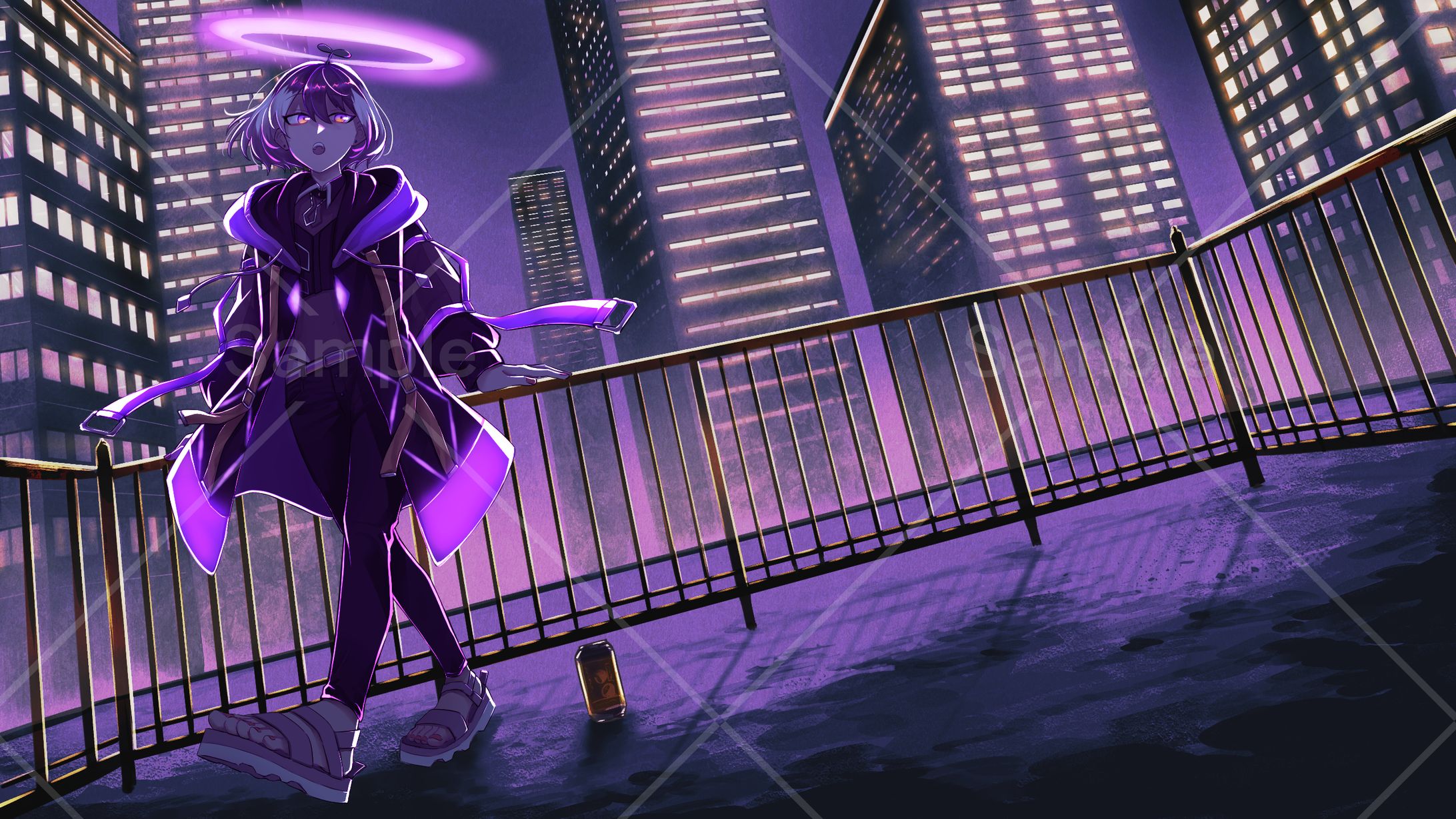 歌ってみた動画用イラスト-1